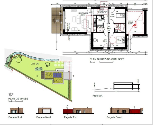 maison 4 pièces - 83m2 à Messigny-et-Vantoux (21380)