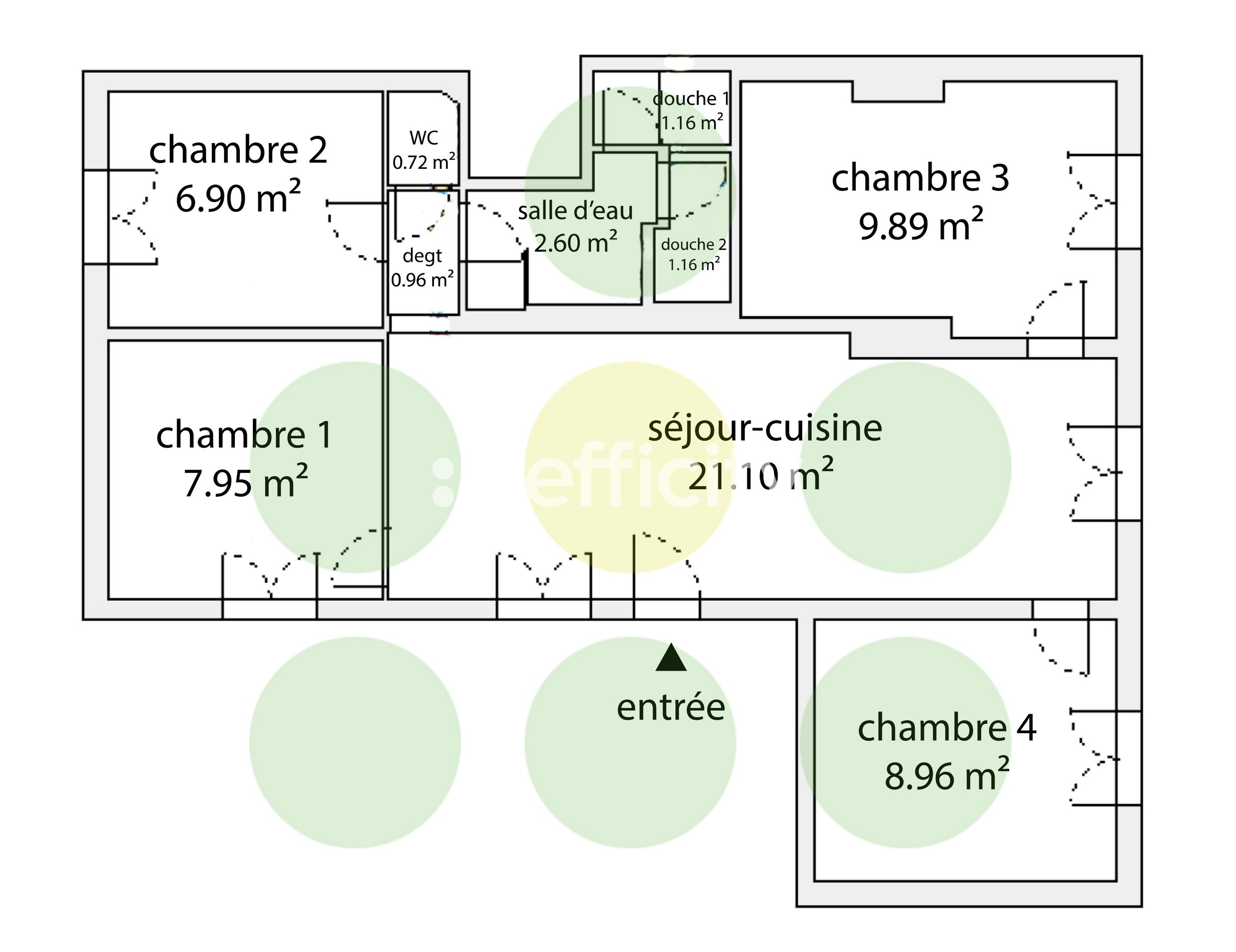 Achat immobilier Appartement 5 pièces  62m2 à Montpellier (34000) - Photo n°6