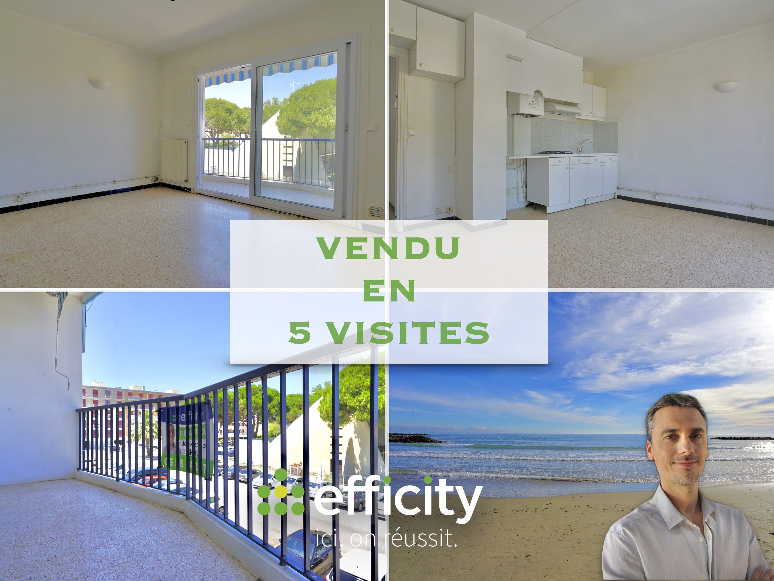 appartement 2 pièces - 36m2 à Le Grau-du-Roi (30240)