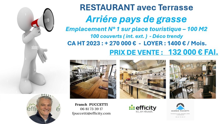 fonds-de-commerce  - 100m2 à Saint-Vallier-de-Thiey (06460)