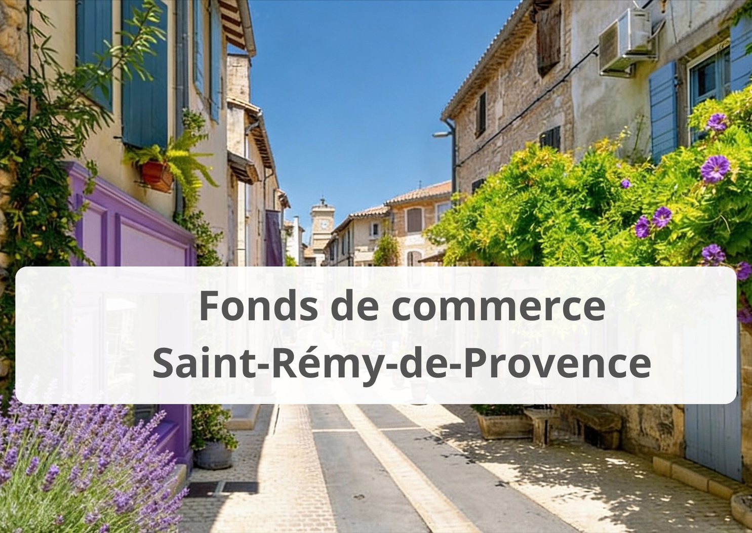 Achat immobilier Fonds de commerce   75m2 à Saint-Rémy-de-Provence (13210) - Photo n°1