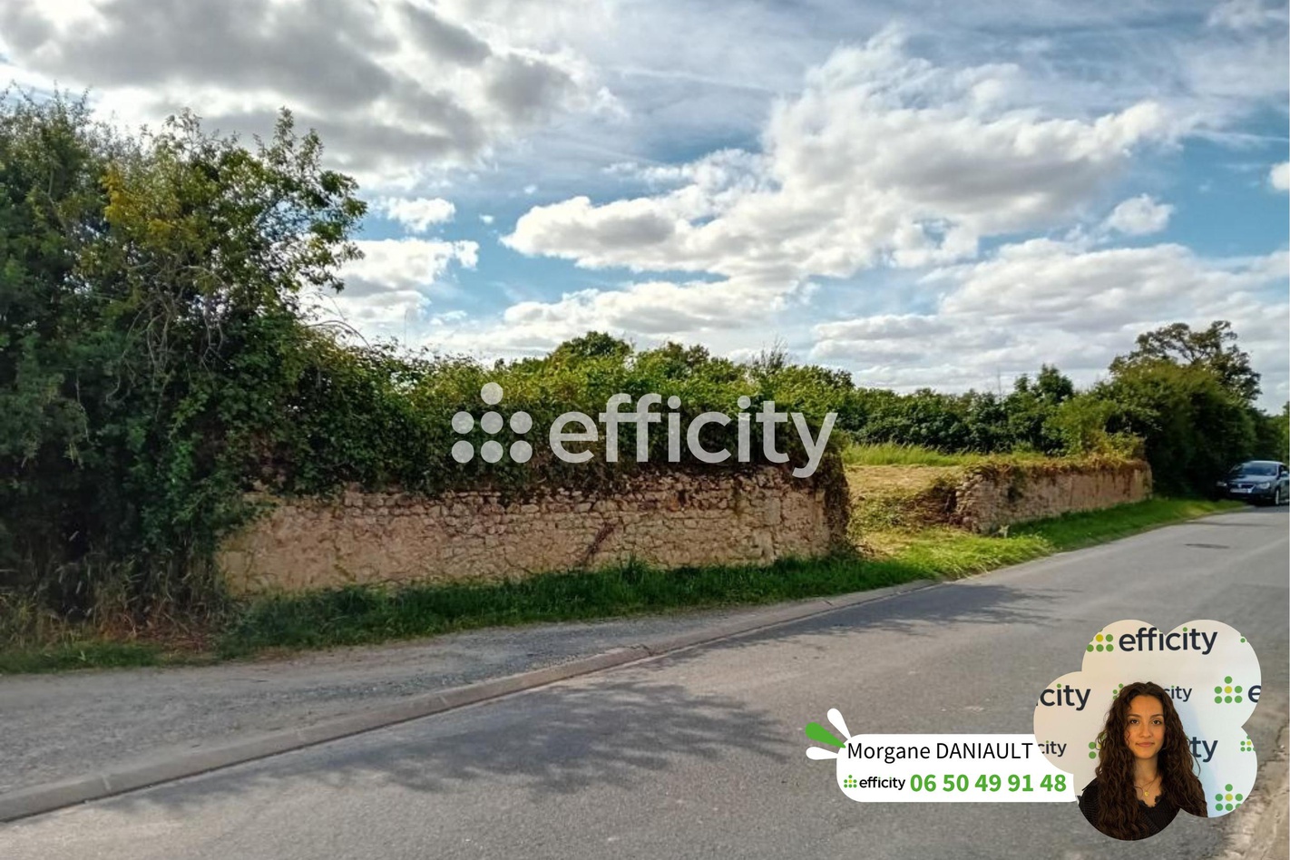 terrain  - 649,0m2 à Saulgé (86500)
