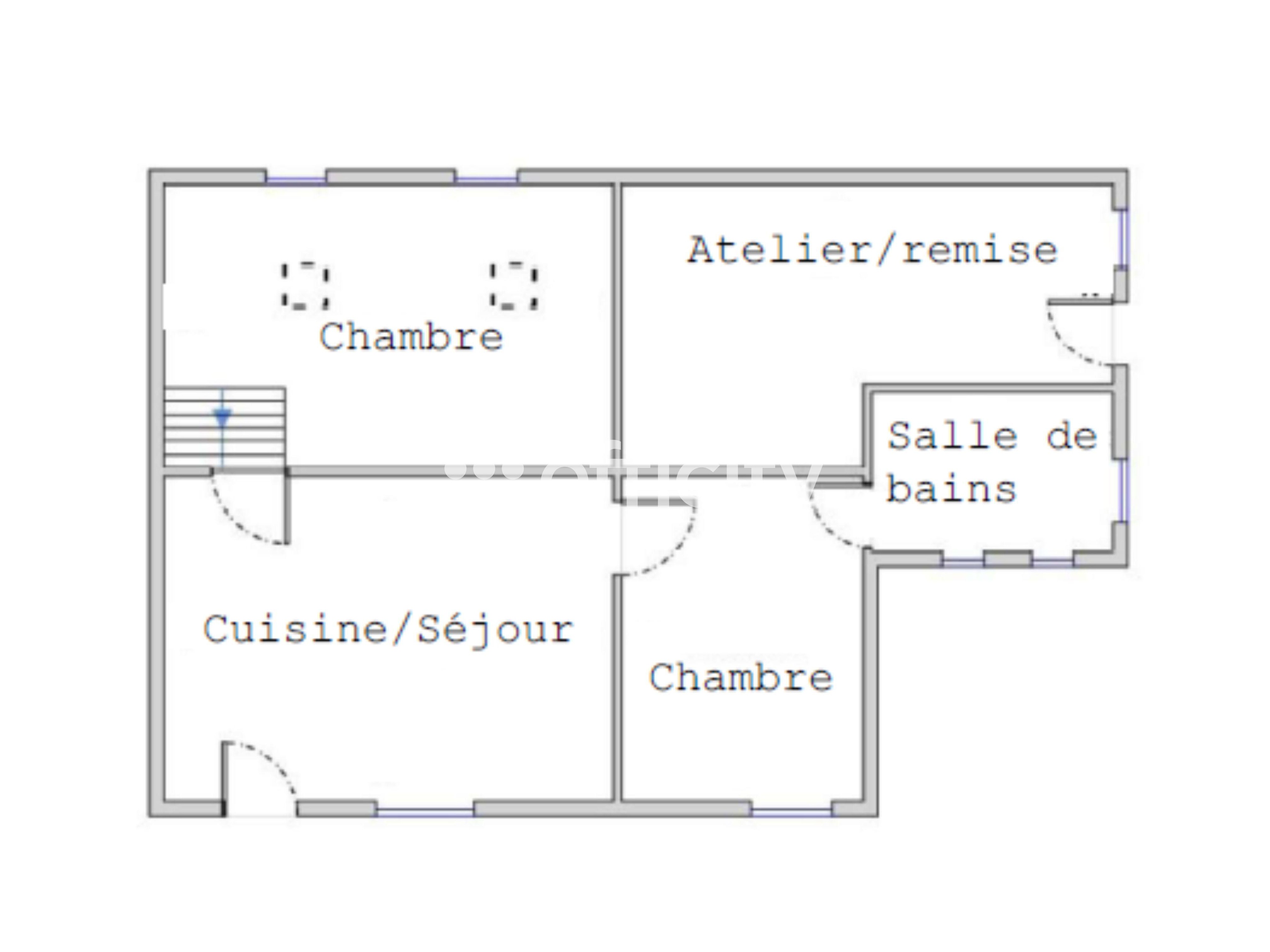 Achat immobilier Maison 3 pièces  54m2 à Nogent-le-Rotrou (28400) - Photo n°10