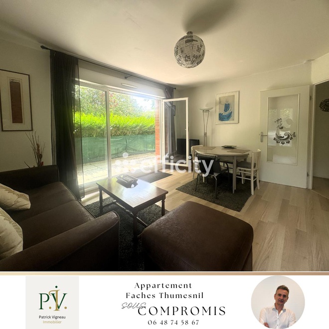 appartement 2 pièces - 43m2 à Faches-Thumesnil (59155)