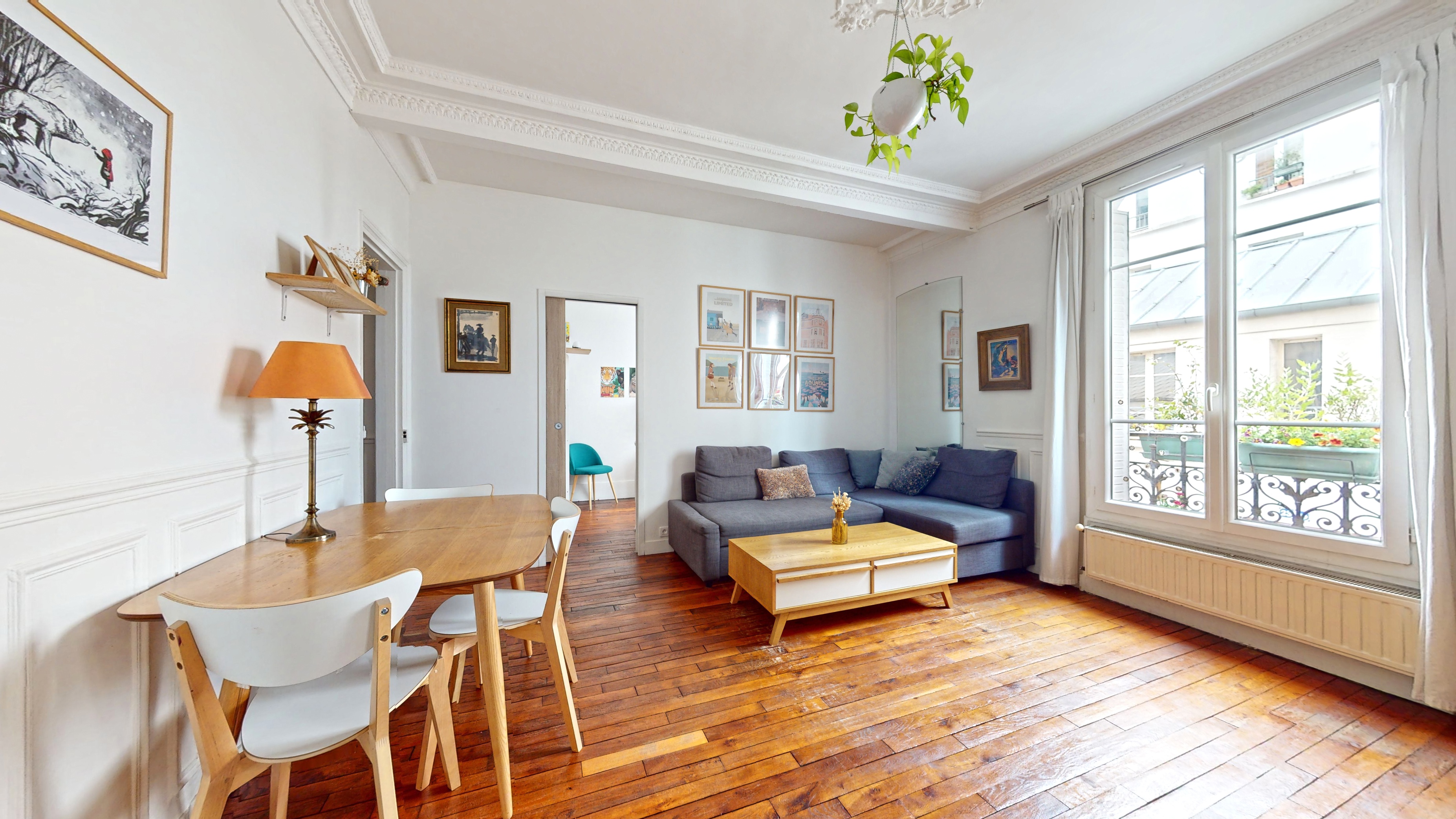 appartement 3 pièces - 51m2 à Paris (75020)