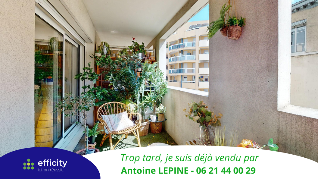 appartement 3 pièces - 69m2 à Lyon (69007)