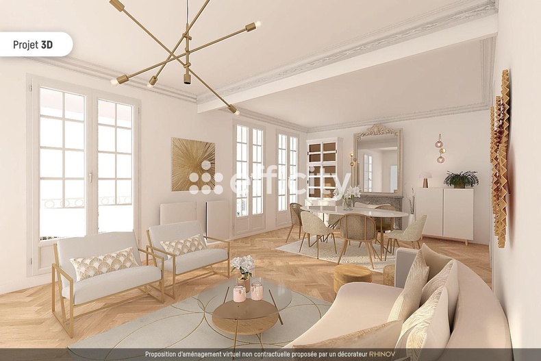 appartement 5 pièces - 120m2 à Paris (75007)