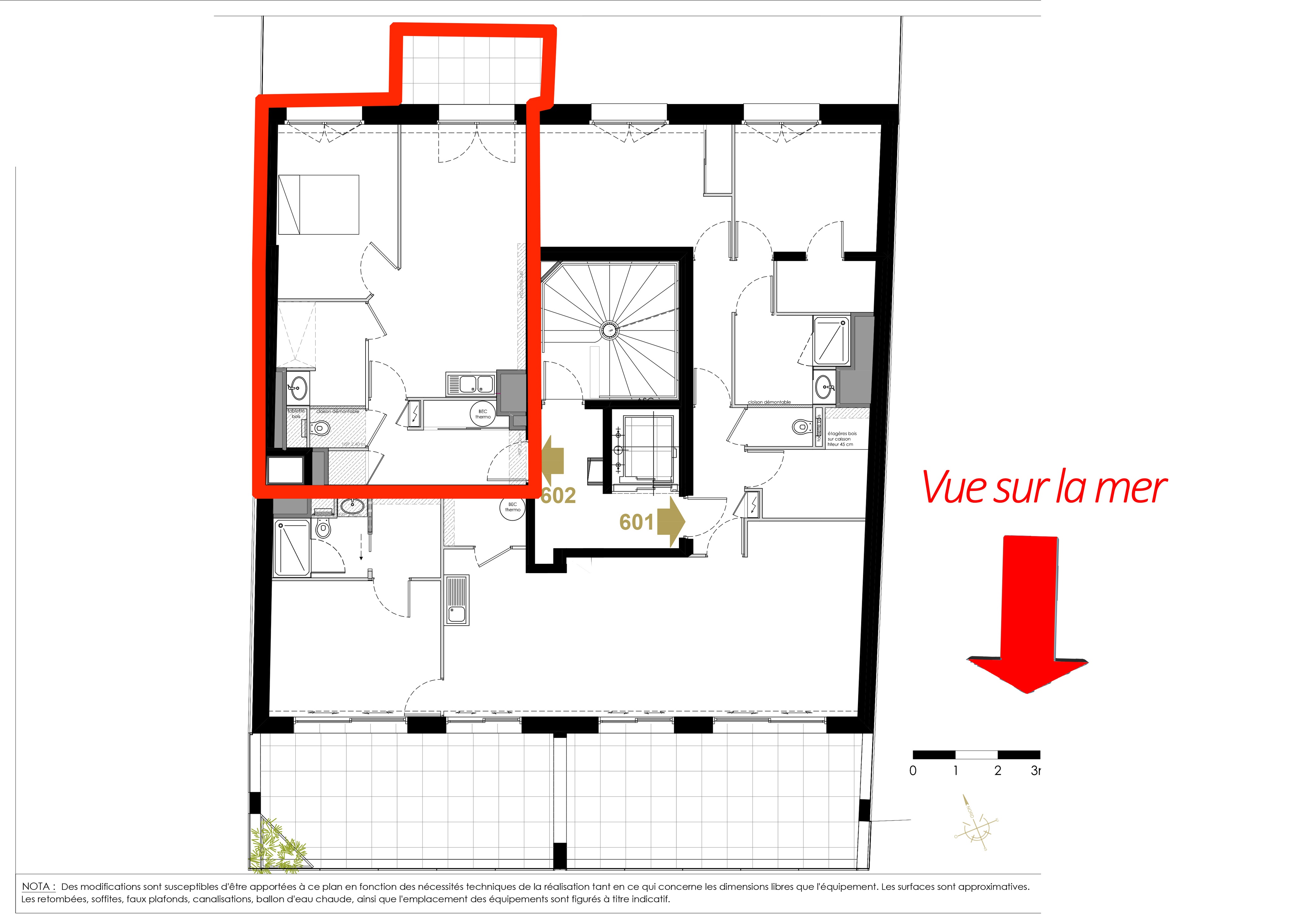 Achat immobilier Appartement 2 pièces  46m2 à Saint-Jean-de-Monts (85160) - Photo n°5