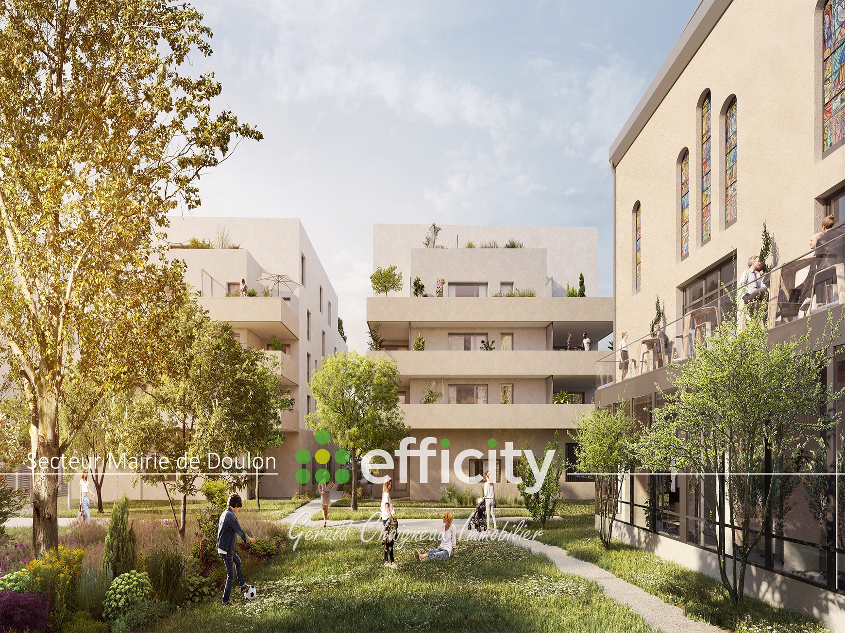 Achat immobilier Appartement 4 pièces  90m2 à Nantes (44300) - Photo n°1