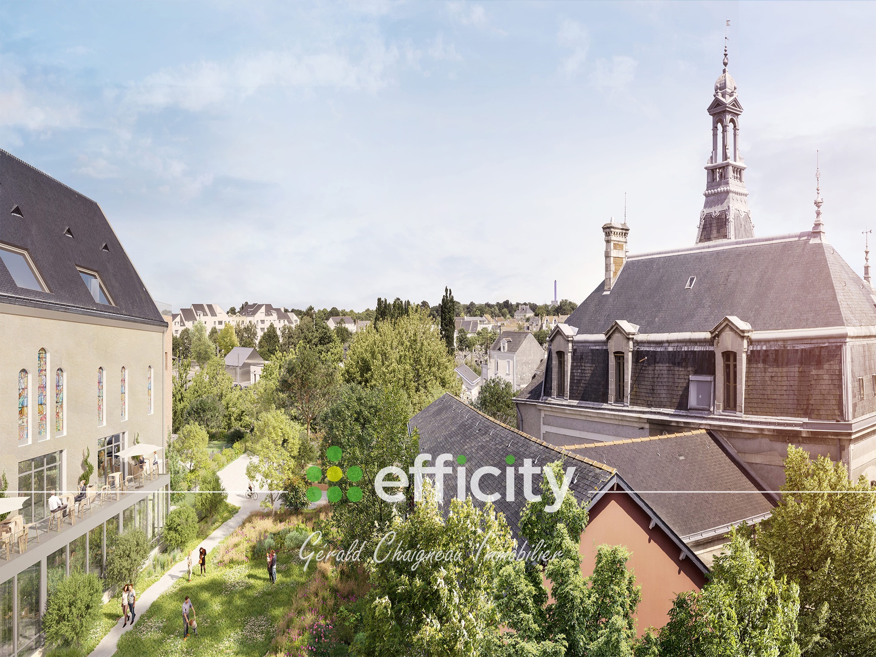 Achat immobilier Appartement 4 pièces  90m2 à Nantes (44300) - Photo n°4