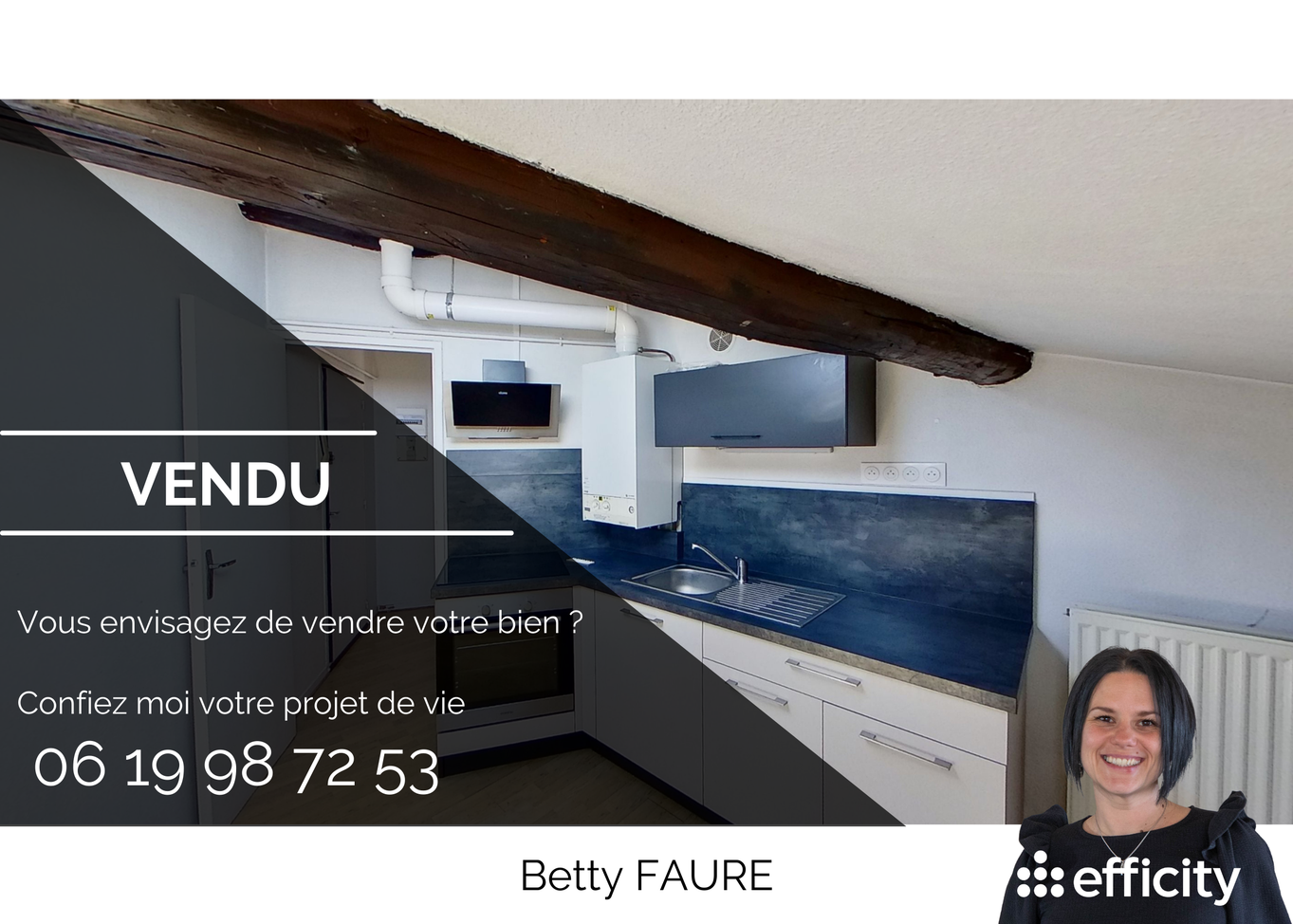 appartement 3 pièces - 41m2 à Le Chambon-Feugerolles (42500)