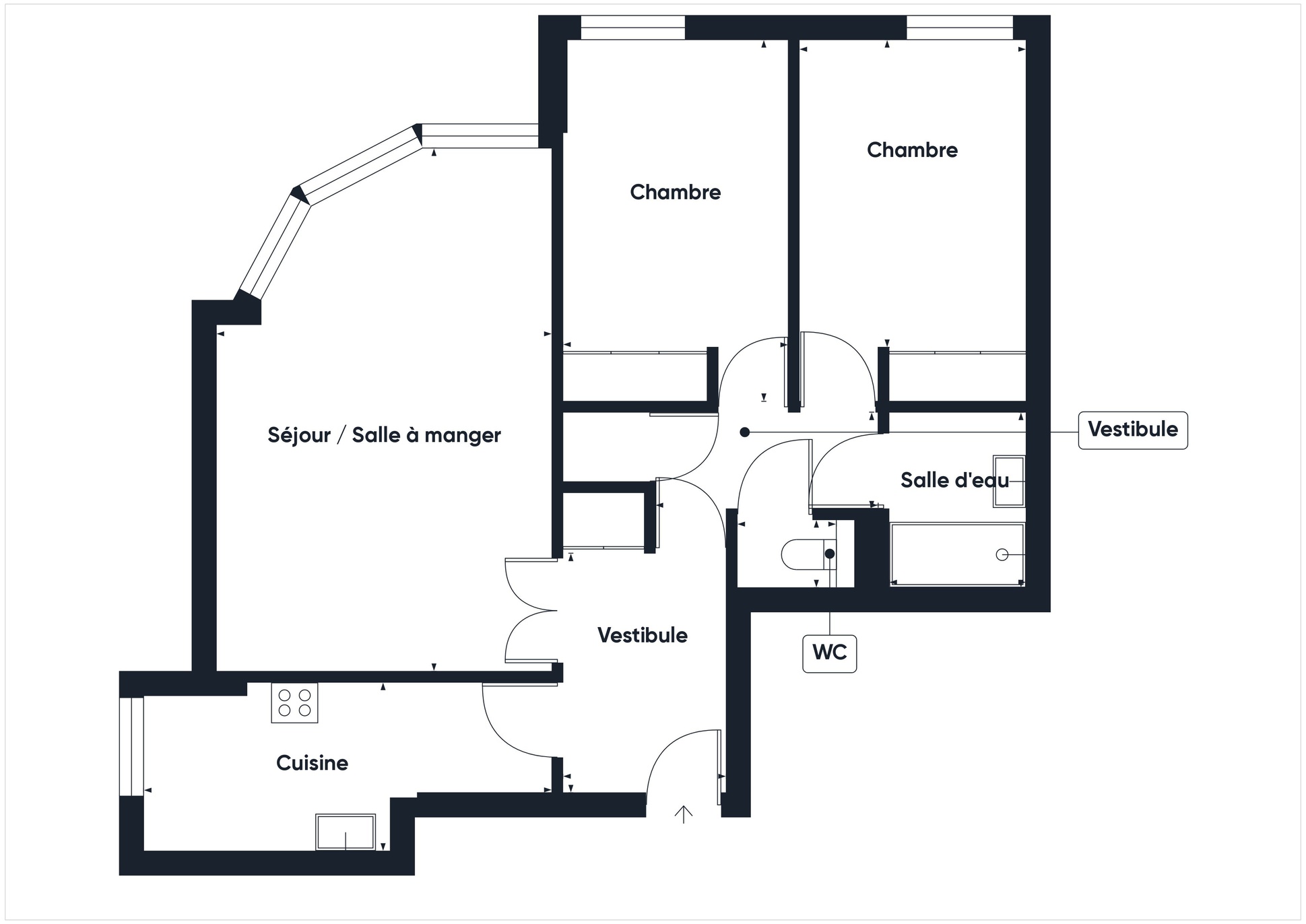 appartement 3 pièces - 73m2 à Le Kremlin-Bicêtre (94270)