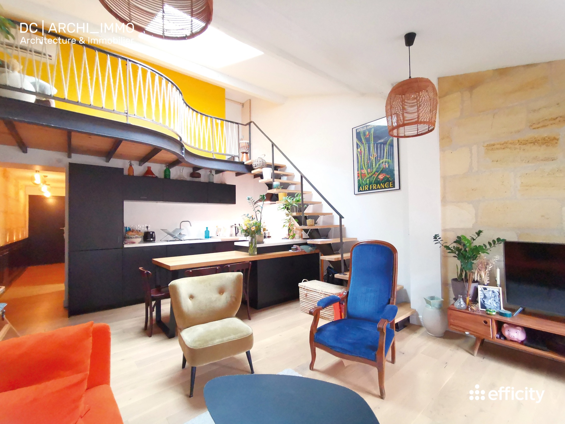 appartement 3 pièces - 68m2 à Bordeaux (33000)