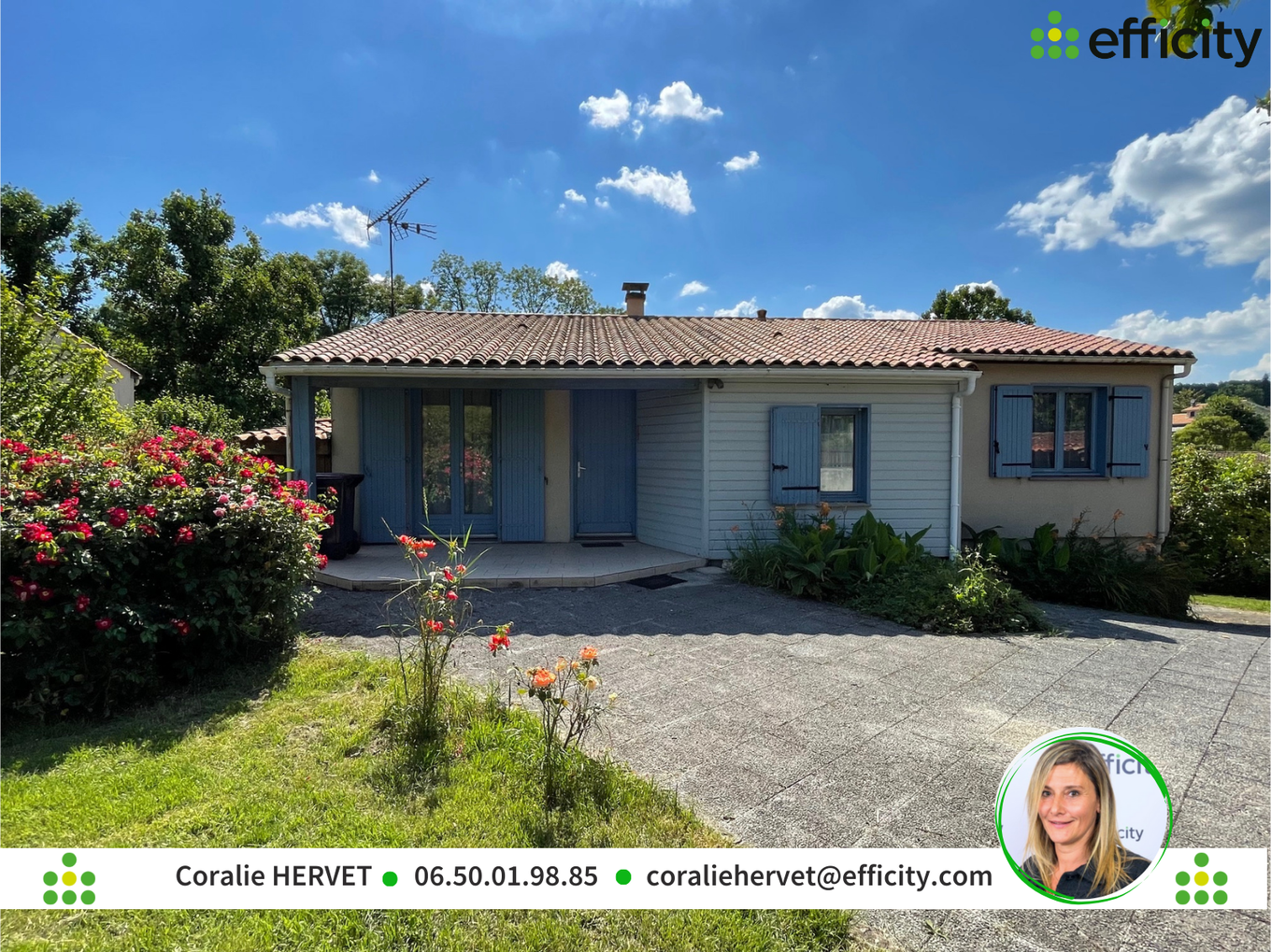 Achat immobilier Maison 4 pièces  87m2 à Dignac (16410) - Photo n°1