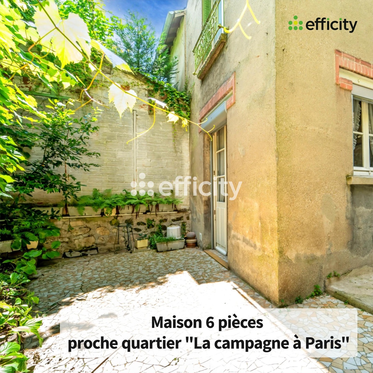 maison 7 pièces - 177m2 à Paris (75020)