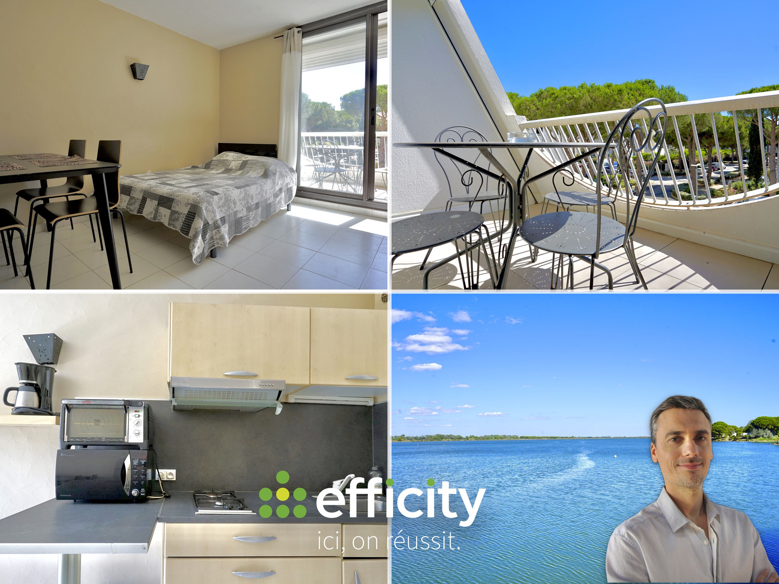 appartement 1 pièces - 27m2 à La Grande-Motte (34280)