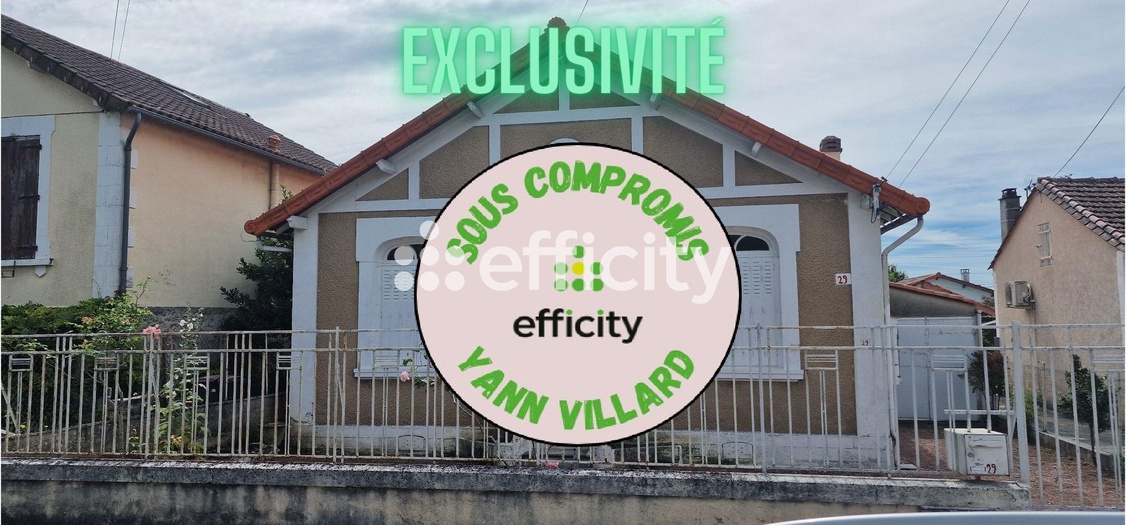 maison 3 pièces - 57m2 à Angoulême (16000)