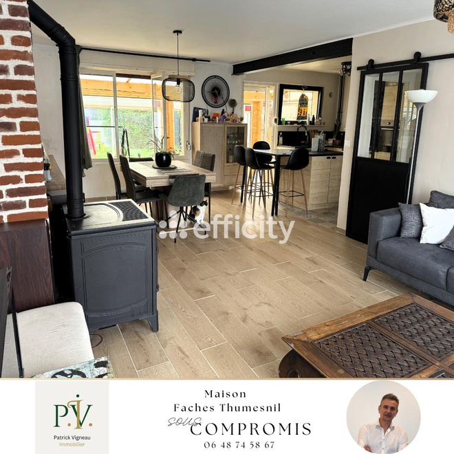 maison 4 pièces - 83m2 à Faches-Thumesnil (59155)