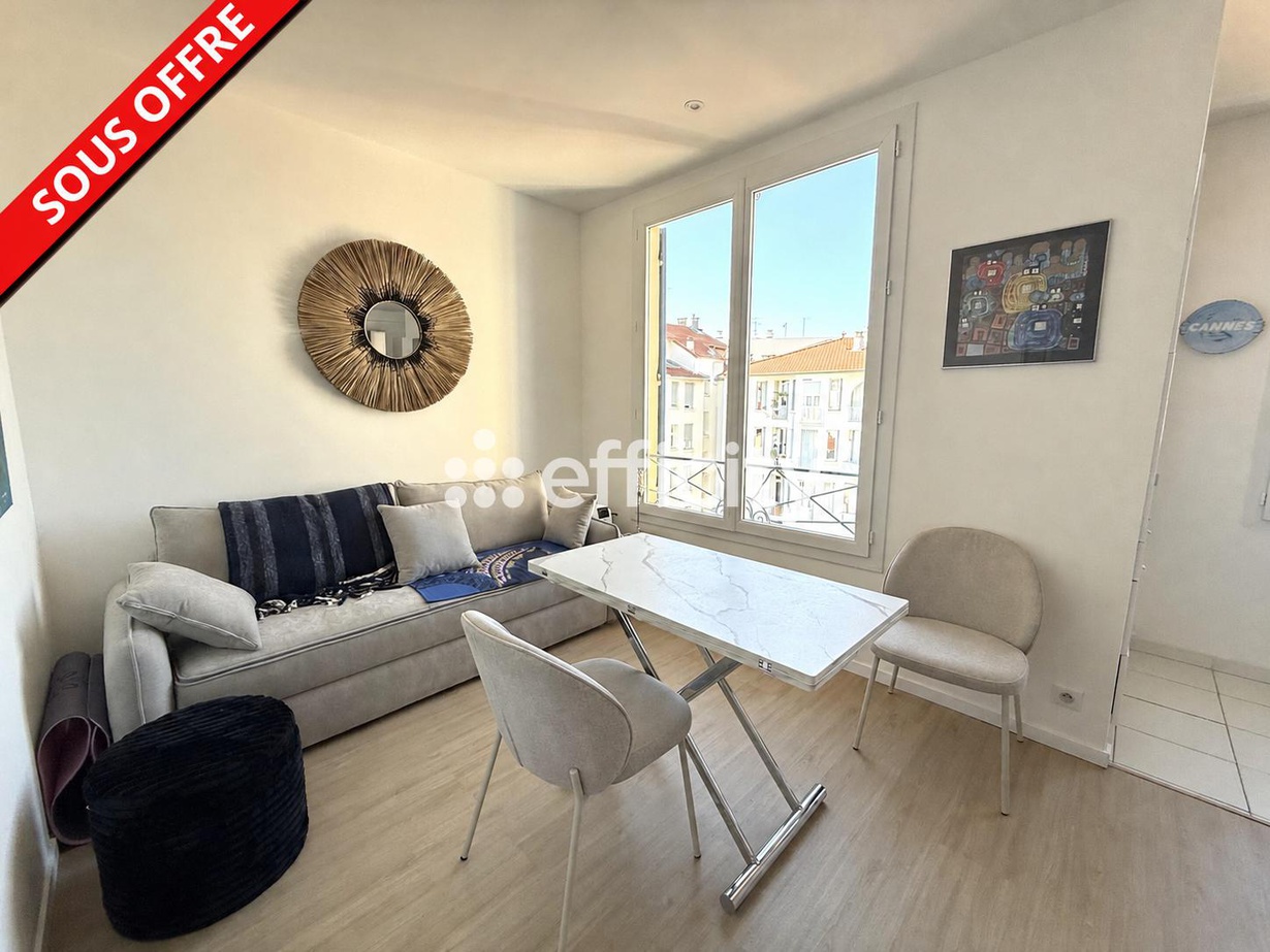 Achat immobilier Appartement 2 pièces  30m2 à Cannes (06400) - Photo n°1