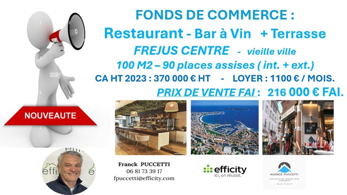 fonds-de-commerce  - 80m2 à Fréjus (83600)