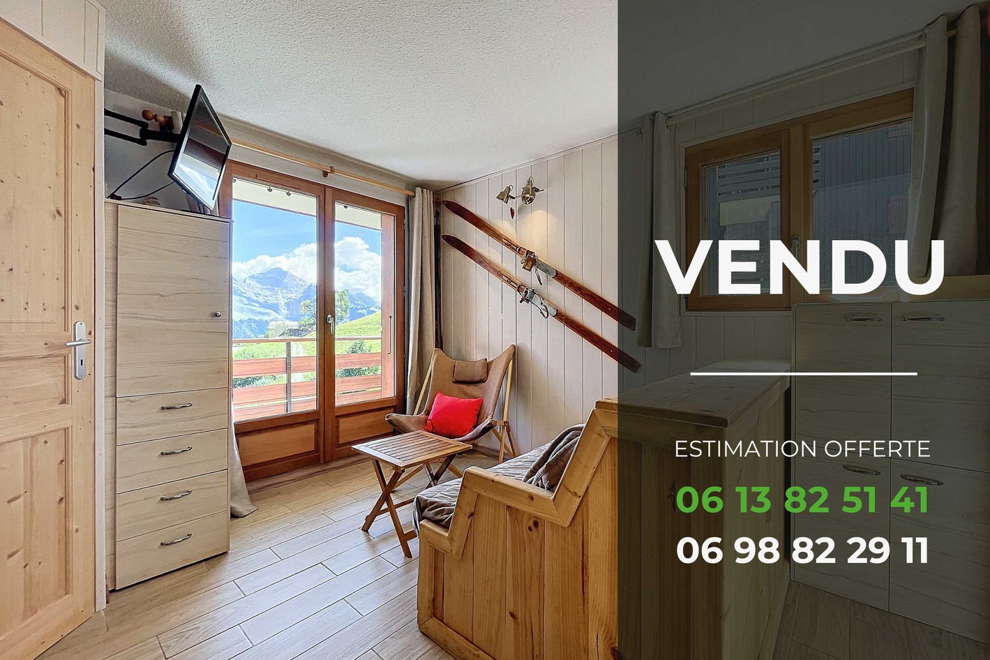 appartement 3 pièces - 32m2 à Manigod (74230)