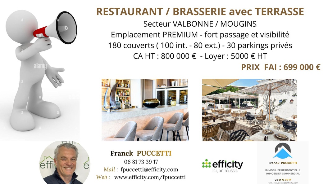 fonds de commerce  - 480m2 à Valbonne (06560)
