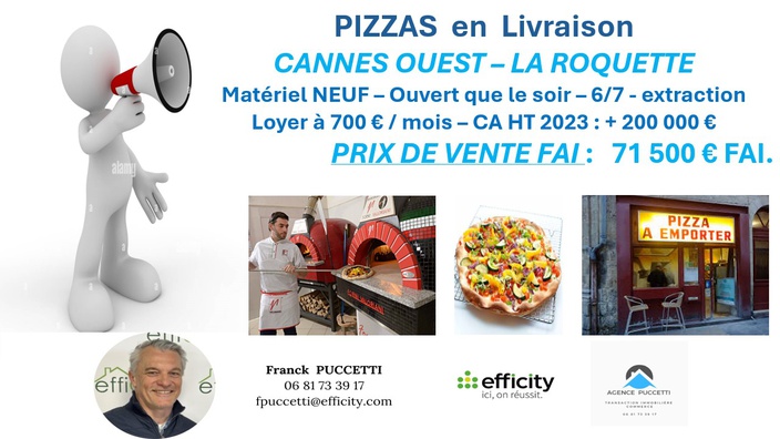 fonds-de-commerce  - 50m2 à La Roquette-sur-Siagne (06550)