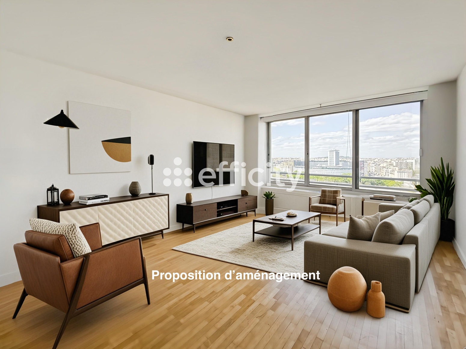 appartement 3 pièces - 64,0m2 à Paris (75015)
