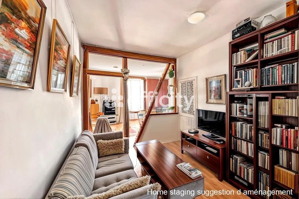 appartement 2 pièces - 34m2 à Paris (75018)
