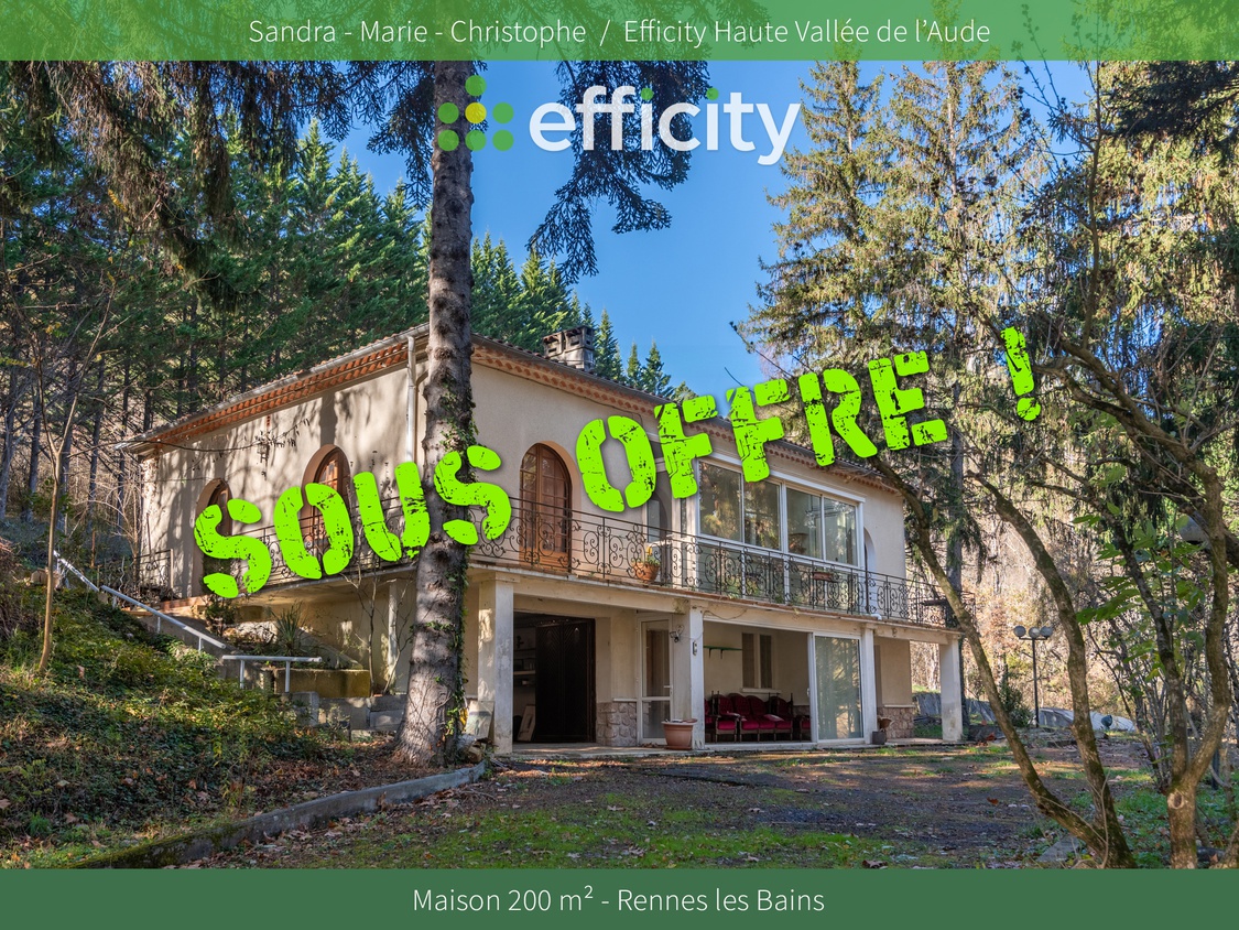 maison 6 pièces - 200m2 à Rennes-les-Bains (11190)