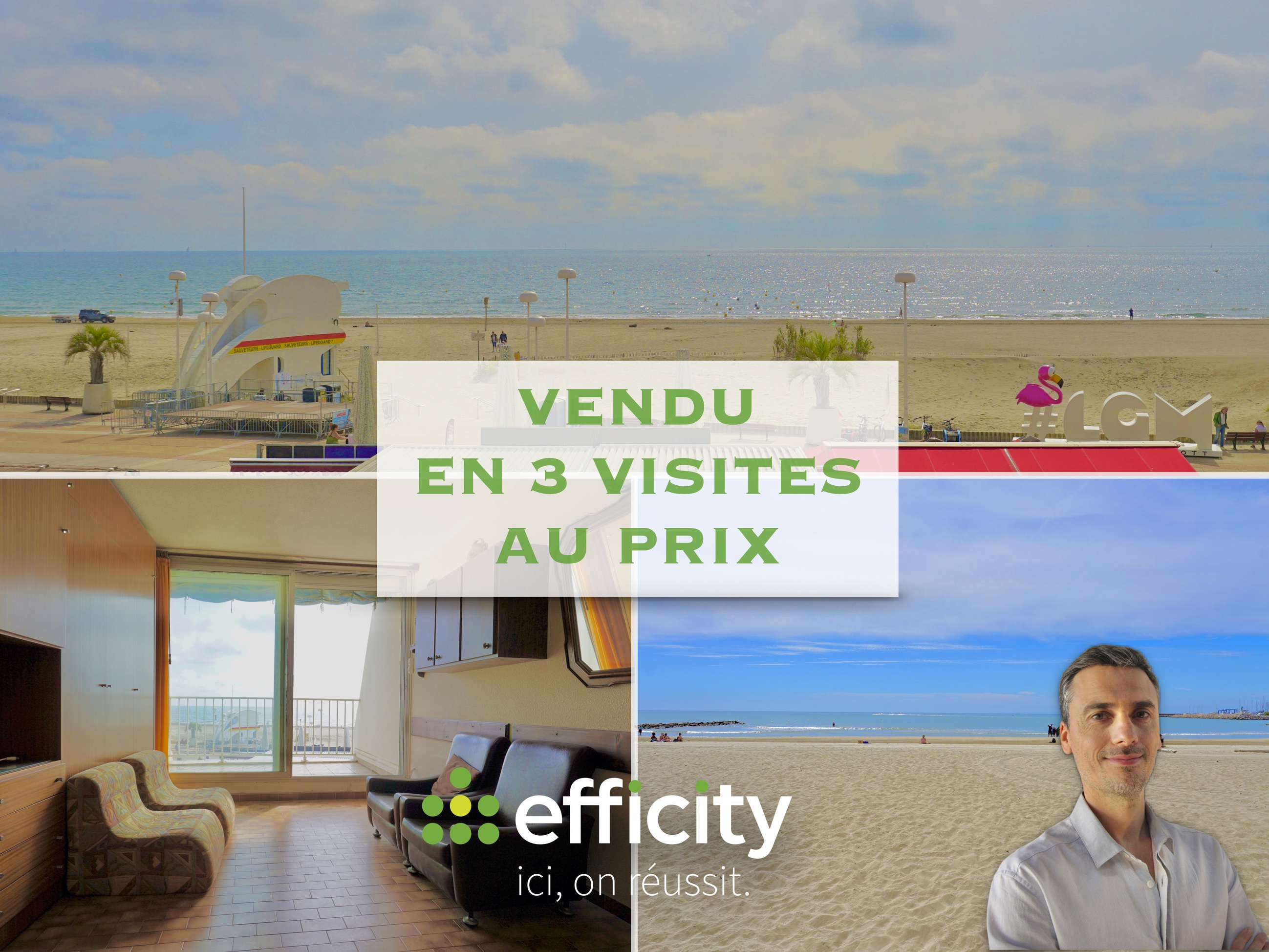 appartement 1 pièces - 27m2 à La Grande-Motte (34280)