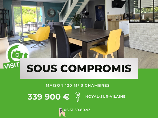 maison 4 pièces - 120m2 à Noyal-sur-Vilaine (35530)