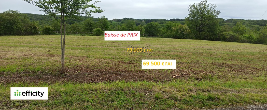 Achat immobilier Terrain   5300m2 à Boissières (46150) - Photo n°1