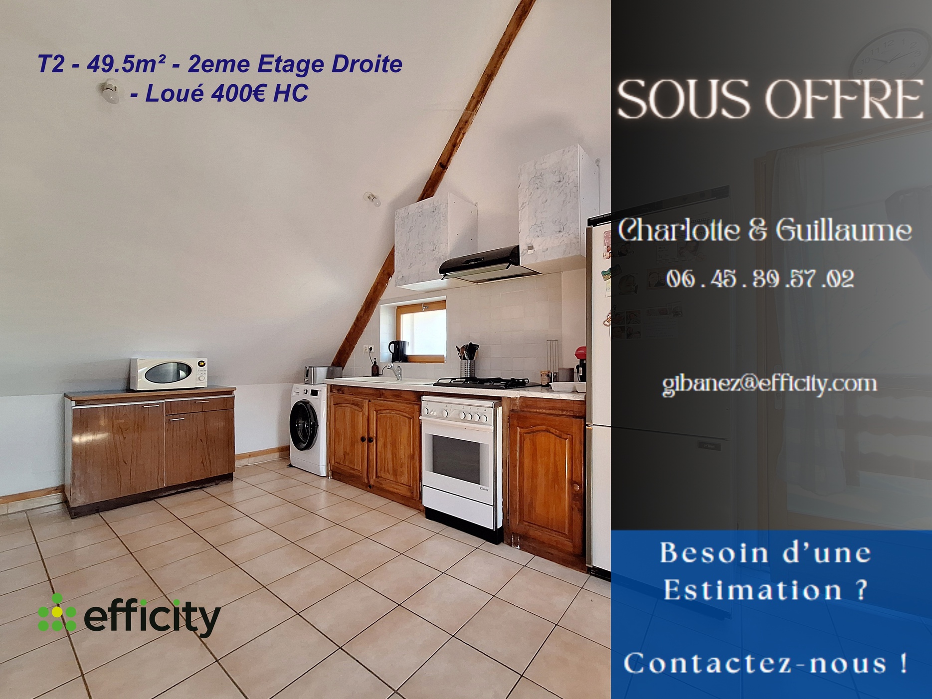 appartement 3 pièces - 50m2 à Seyne (04140)