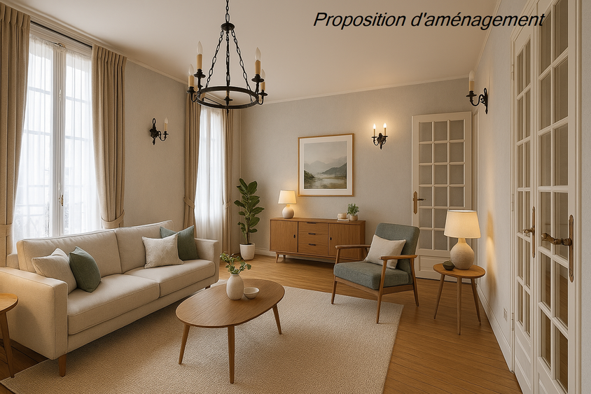 appartement 3 pièces - 77m2 à Paris (75014)