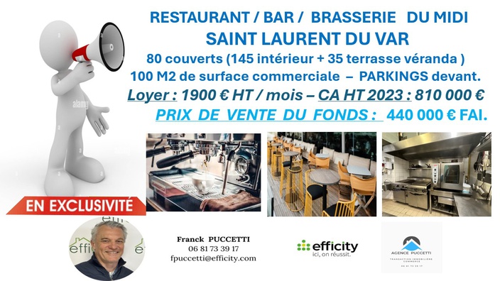 fonds de commerce  - 100m2 à Saint-Laurent-du-Var (06700)