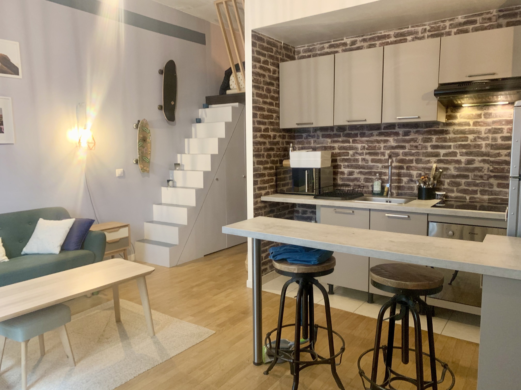 appartement 1 pièces - 31m2 à Paris (75019)