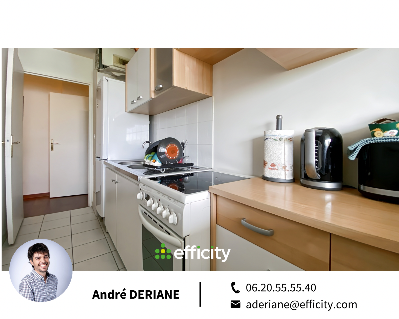 Achat immobilier Appartement 2 pièces  44m2 à Cergy (95800) - Photo n°5