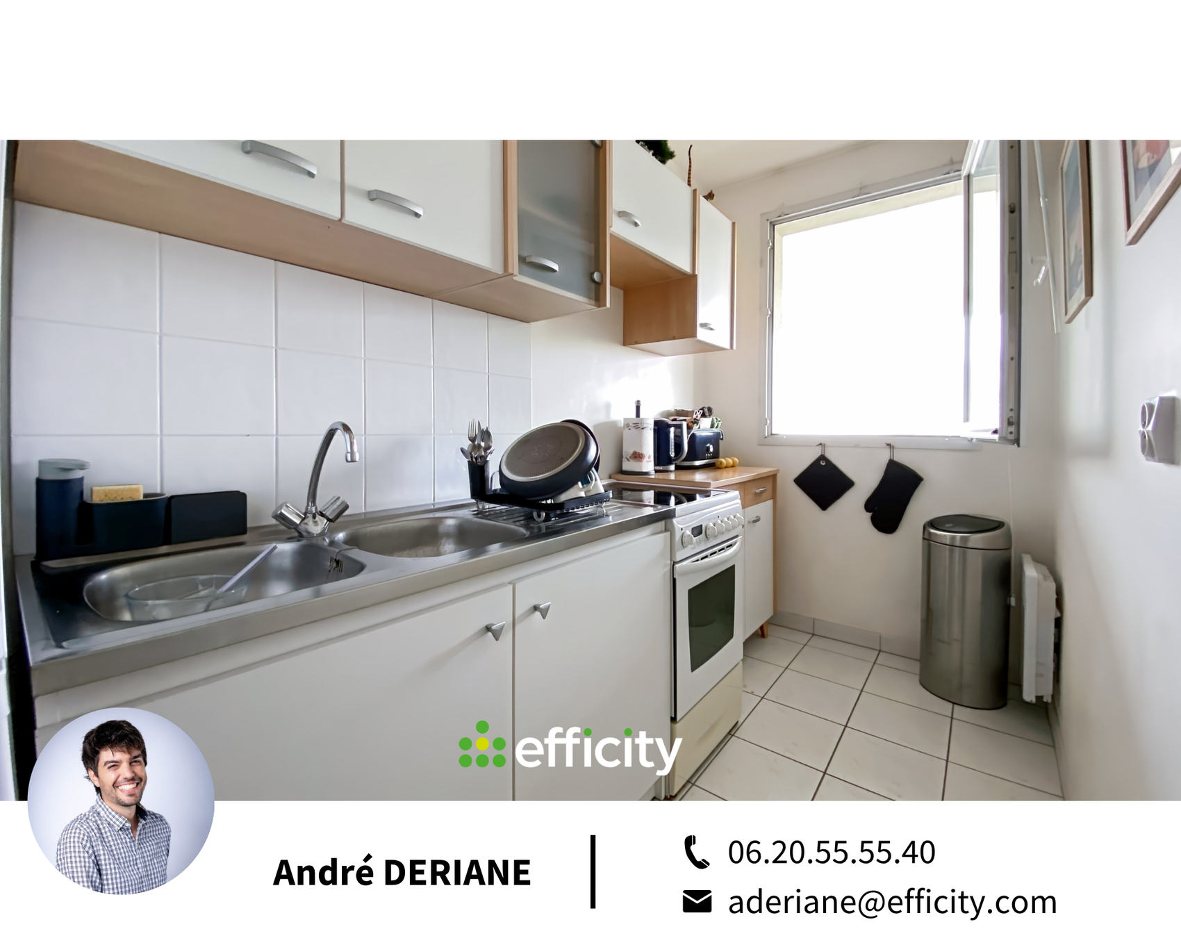 Achat immobilier Appartement 2 pièces  44m2 à Cergy (95800) - Photo n°6