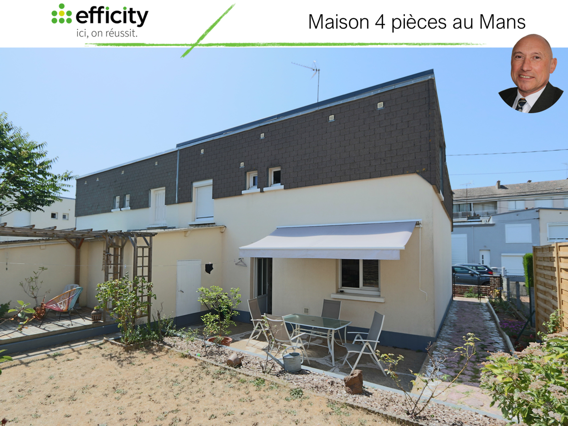 Achat immobilier Maison 4 pièces  85m2 à Le Mans (72100) - Photo n°1