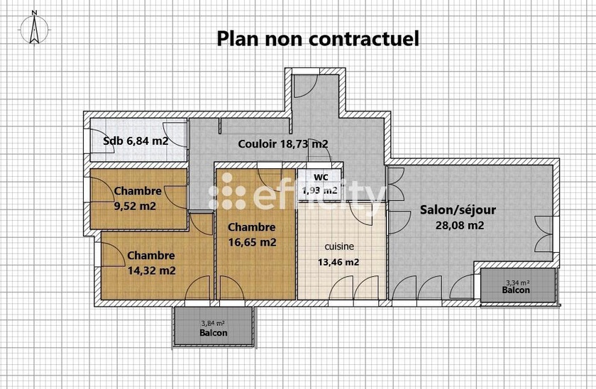 Achat immobilier Appartement 4 pièces  110m2 à Colmar (68000) - Photo n°6