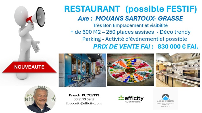 fonds-de-commerce  - 650m2 à Grasse (06130)