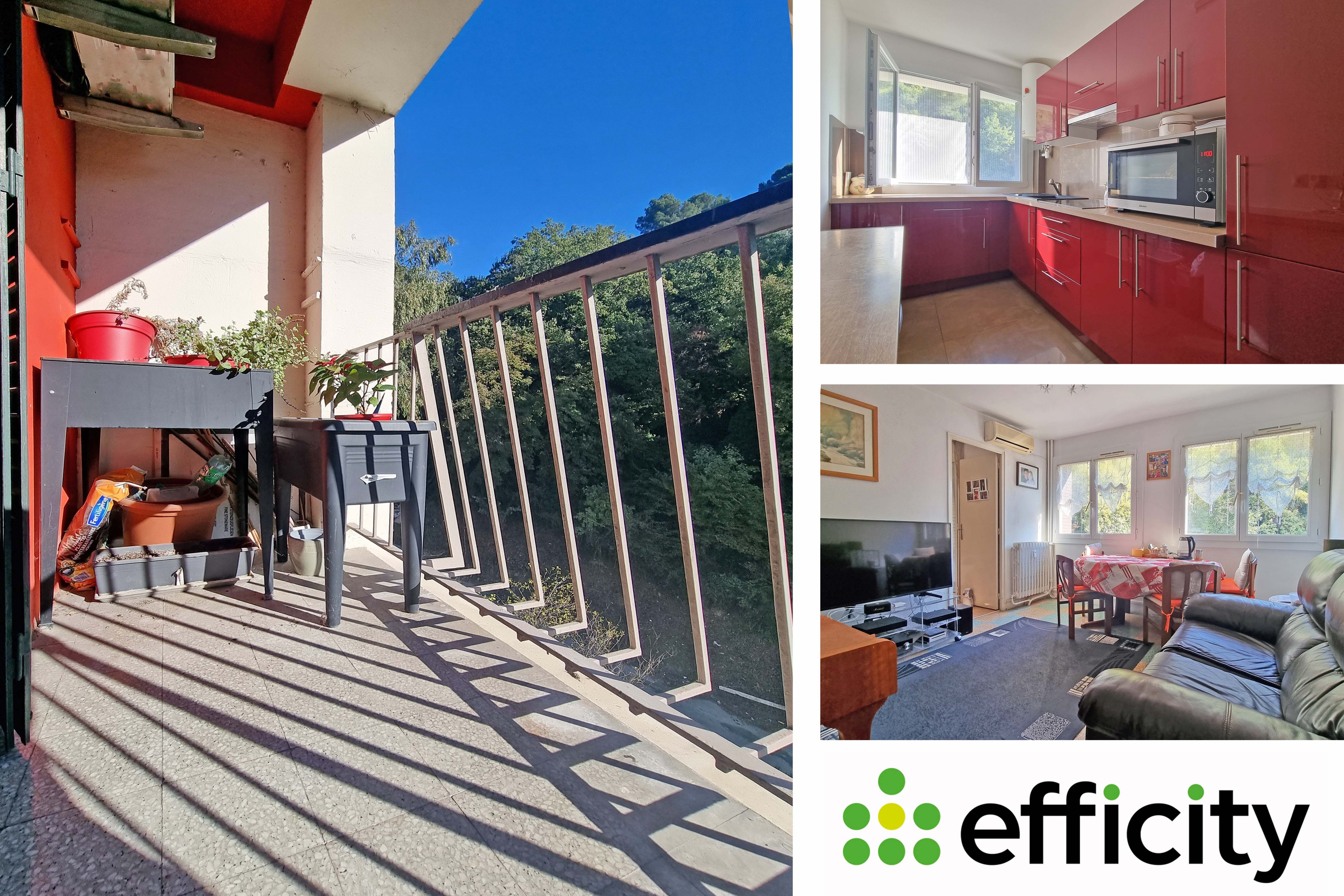 appartement 3 pièces - 54m2 à Nice (06100)
