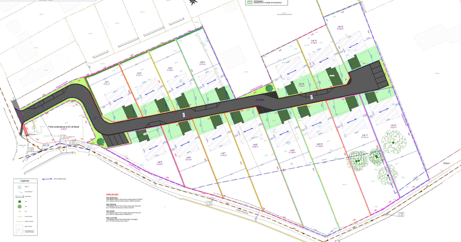 terrain  - 1087m2 à Maule (78580)