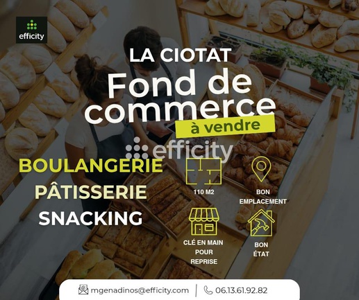 fonds de commerce  - 115m2 à La Ciotat (13600)