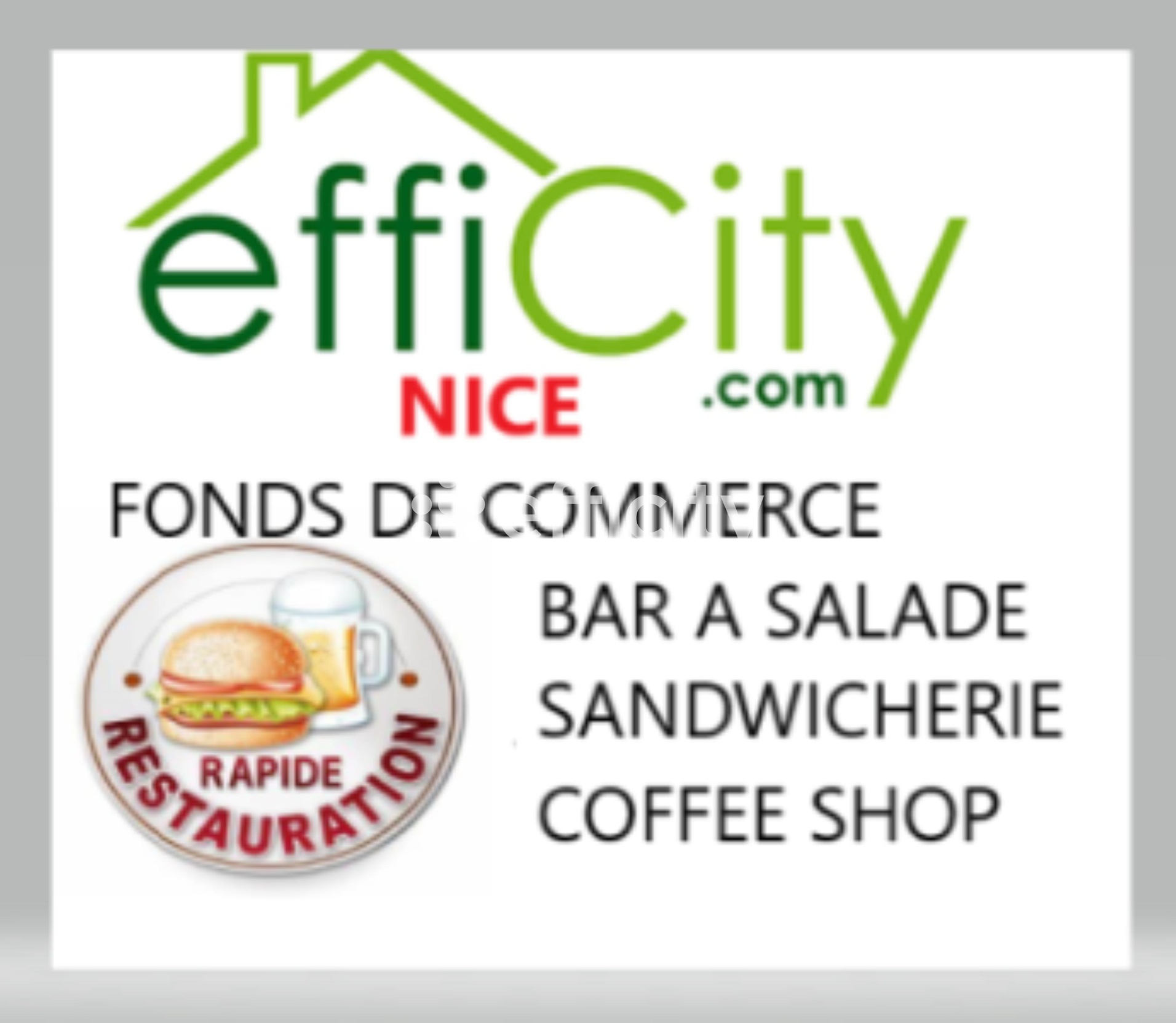 fonds de commerce  - 37m2 à Nice (06100)