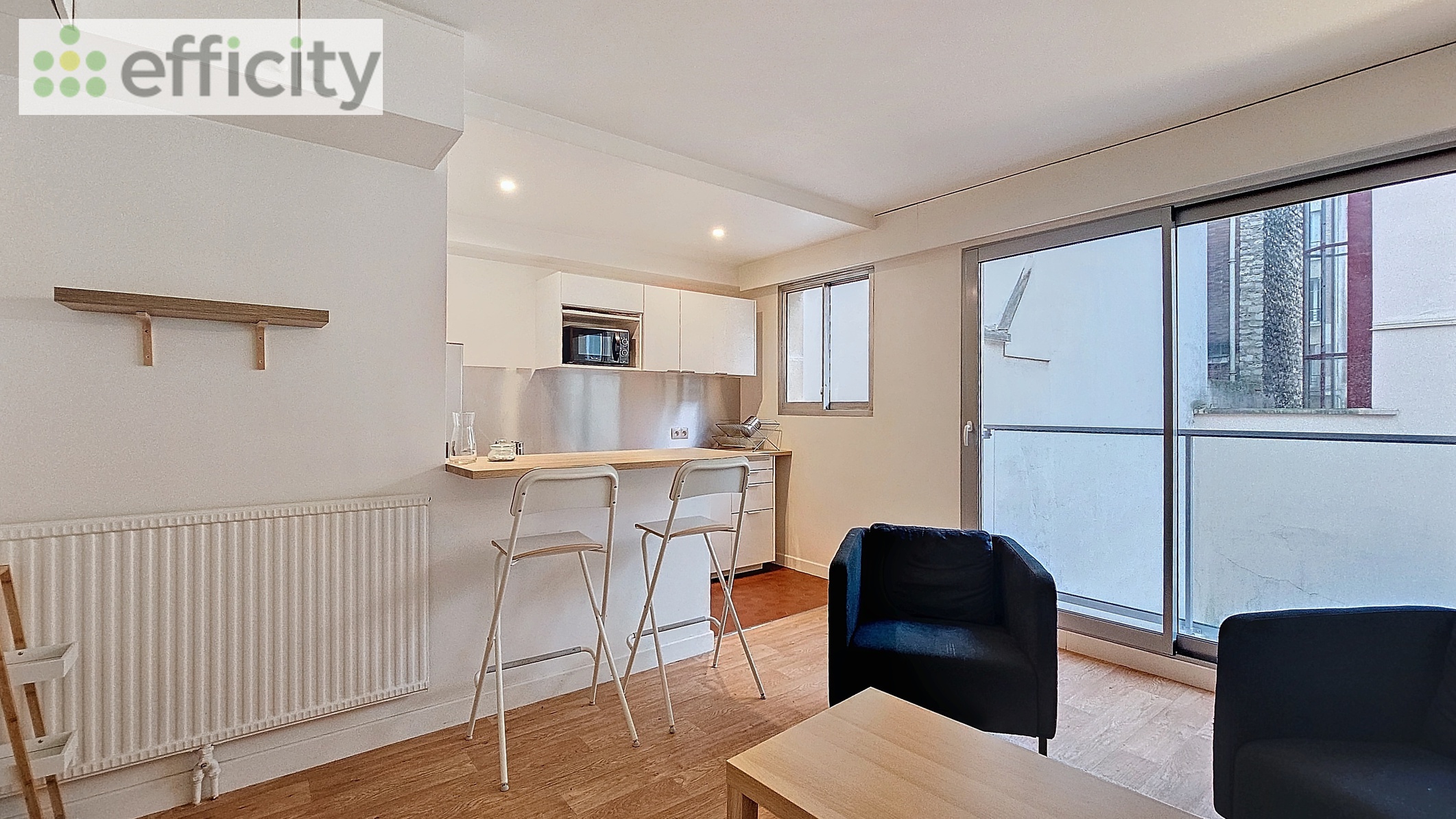appartement 1 pièces - 24m2 à Paris (75016)