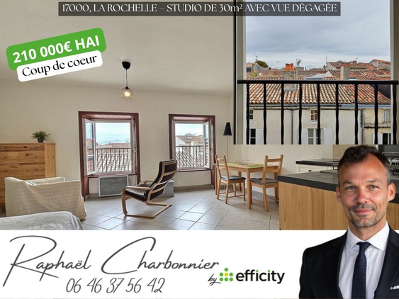 appartement 1 pièces - 30,0m2 à La Rochelle (17000)