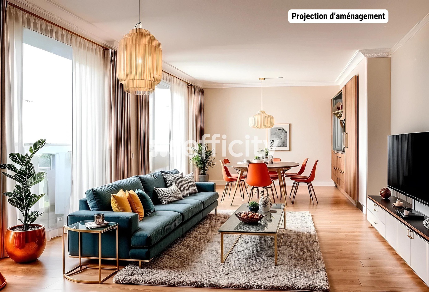 appartement 4 pièces - 100m2 à Marseille (13005)