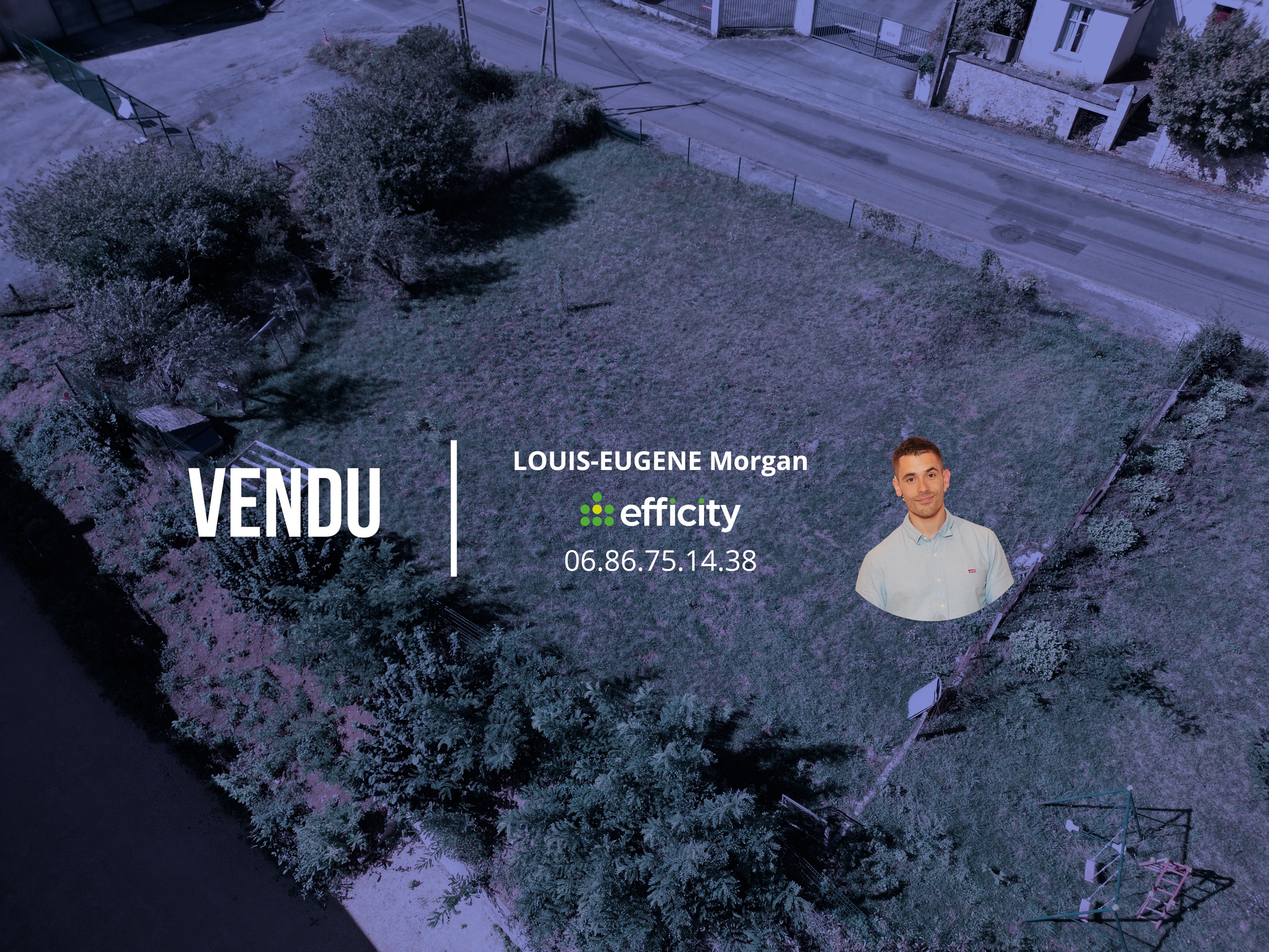 terrain  - 668m2 à Lusignan (86600)